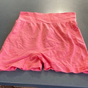 Pink Shapewear Shorts with Seamless High Waist